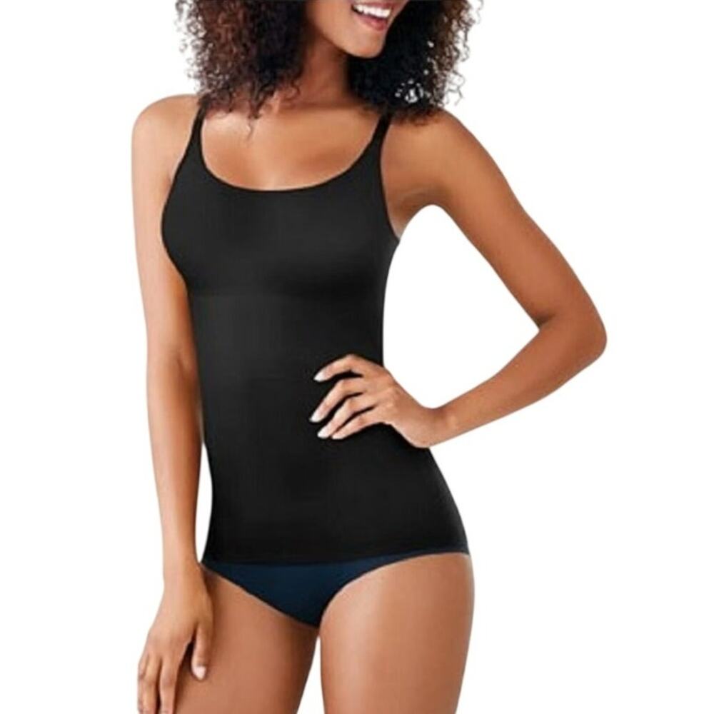 Maidenform Cool Comfort Smoothing Shapewear Cami Black Size Small DM0038 Shaping